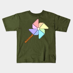 cute colorful pinwheel Kids T-Shirt